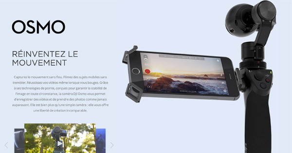 DJI Osmo + Stabilisateur