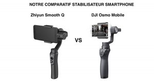 Comparatif DJI Osmo Mobile Zhiyun Smooth Q