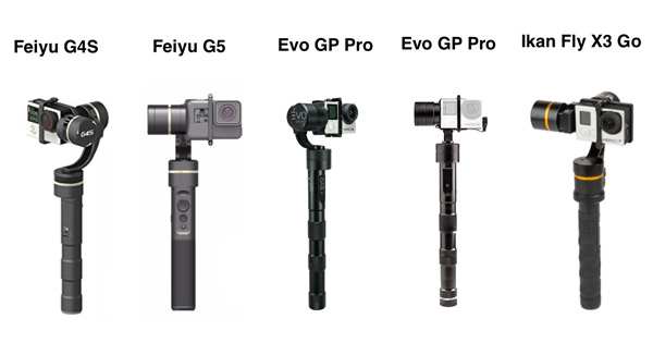 Stabilisateur Gopro recharge camera
