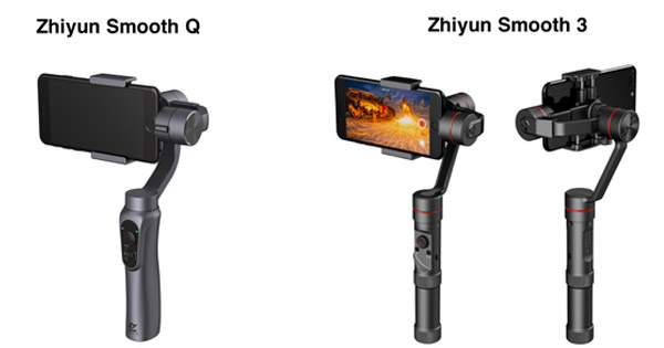 stabilisateur recharge smartphone Zhiyun Smooth Q 3