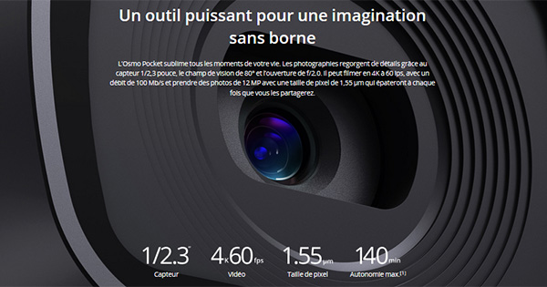 Caméra DJI Osmo Pocket