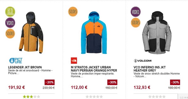 Combien coûte une veste de ski homme - Snowleader