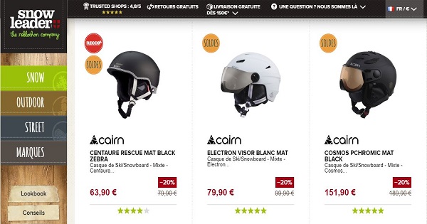 Avis sur les casques Cairn